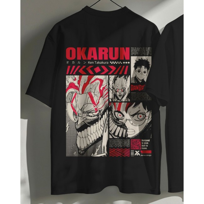 Okarun Siyah Tasarım T-shirt