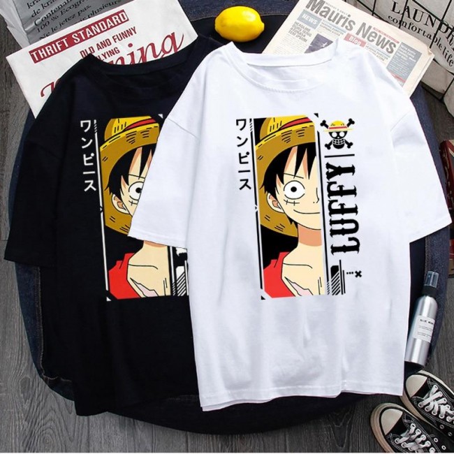 One Piece Luffy Vertical Art T-shirt One Piece Luffy Vertical Art T-shirt