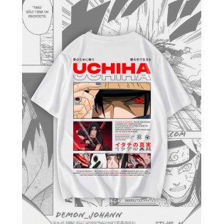 İtachi Manga Panel Tasarım T-shirt
