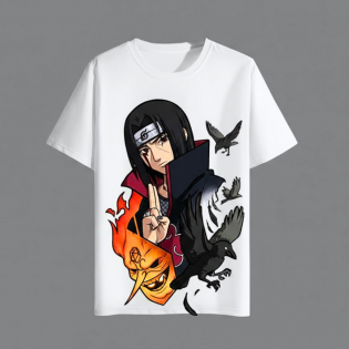 Uchiha İtachi Beyaz T-shirt Uchiha İtachi Beyaz T-shirt