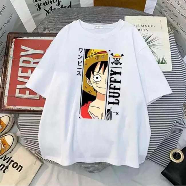 One Piece Luffy Vertical Art T-shirt One Piece Luffy Vertical Art T-shirt