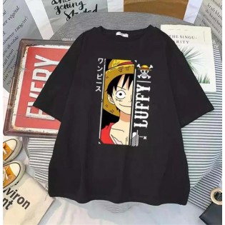 One Piece Luffy Vertical Art T-shirt