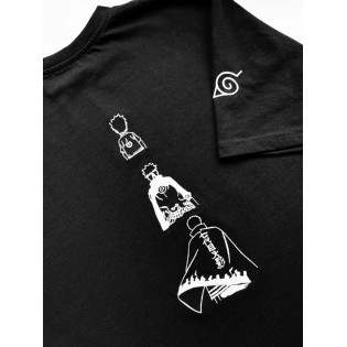 Naruto Minimal Logo Sırt Baskı T-shirt