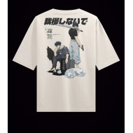 Jujutsu Kaisen Megumi And Toji Fushiguro Ön Arka Tasarım T-shirt 