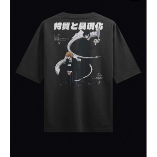 Hunter x Hunter Chrollo Lucilfer And Kurapika Grafik T-shirt