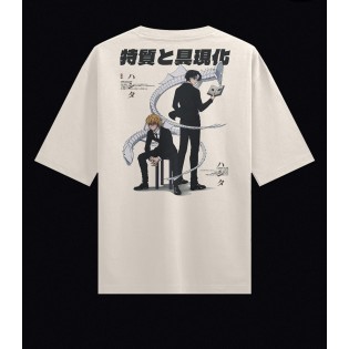 Hunter x Hunter Chrollo Lucilfer And Kurapika Grafik T-shirt