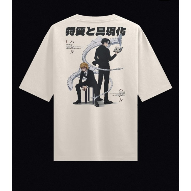 Hunter x Hunter Chrollo Lucilfer And Kurapika Grafik T-shirt