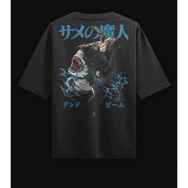 Chainsaw Man Denji Beam Arka Baskı T-shirt