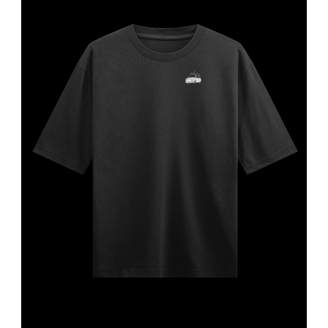 Chainsaw Man Power Ön Arka Baskı Siyah T-shirt