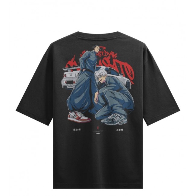 Gojo Geto Arka Baskı T-shirt