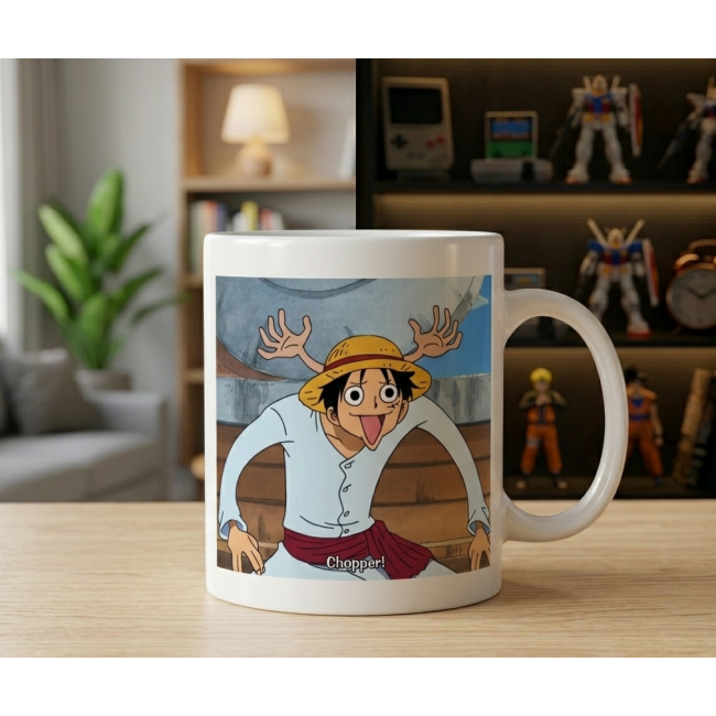 One Piece Chopper Face Kupa Bardak