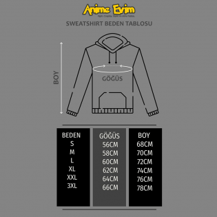 Kakegurui Kapşonlu Sweatshirt