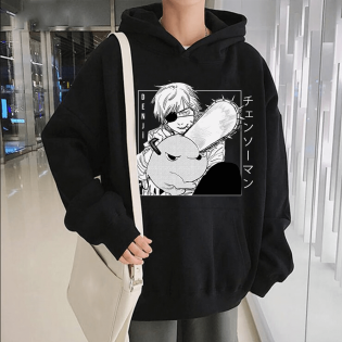 Chainsaw Man Denji Kapşonlu Sweatshirt Chainsaw Man Denji Kapşonlu Sweatshirt