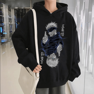 Jujutsu Kaisen Gojo Kapşonlu Sweatshirt Jujutsu Kaisen Gojo Kapşonlu Sweatshirt