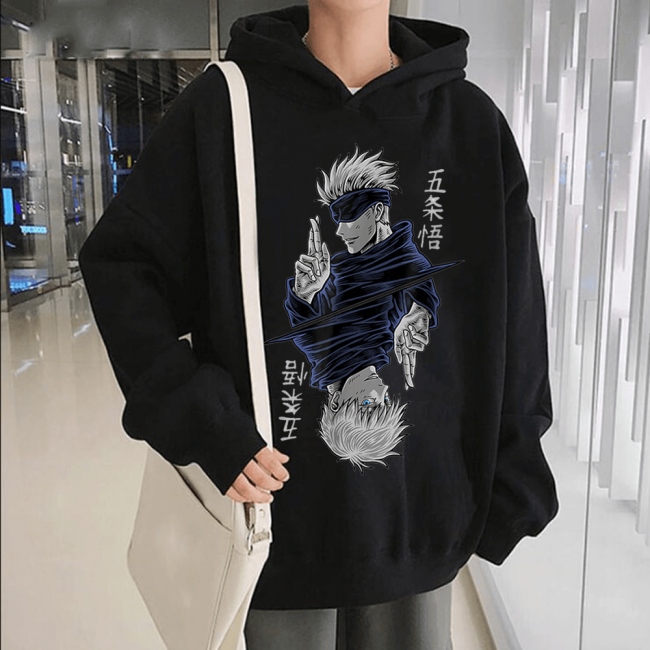 Jujutsu Kaisen Gojo Kapşonlu Sweatshirt