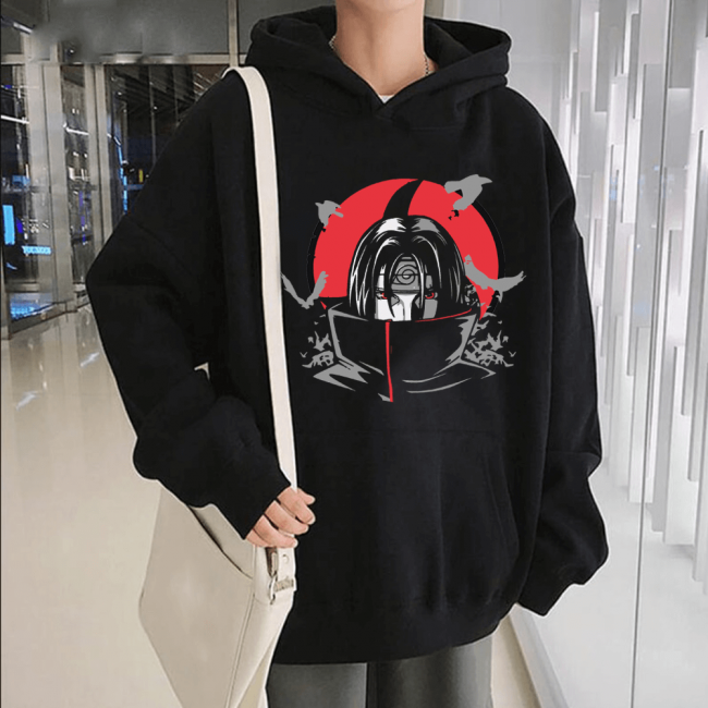 Uchiha İtachi Kapşonlu Sweatshirt