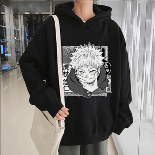 Jujutsu Kaisen Itadori Sukuna Kapşonlu Sweatshirt Jujutsu Kaisen Itadori Sukuna Kapşonlu Sweatshirt