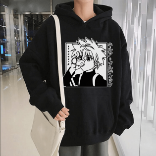 Hunter x Hunter Killua Kapşonlu Sweatshirt Hunter x Hunter Killua Kapşonlu Sweatshirt