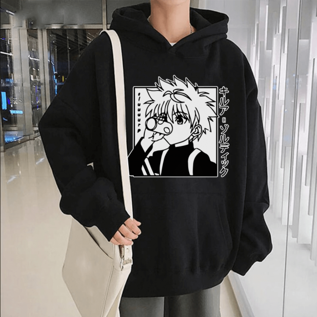 Hunter x Hunter Killua Kapşonlu Sweatshirt