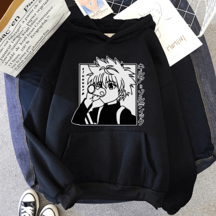 Hunter x Hunter Killua Kapşonlu Sweatshirt Hunter x Hunter Killua Kapşonlu Sweatshirt