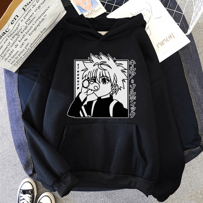 Hunter x Hunter Killua Kapşonlu Sweatshirt