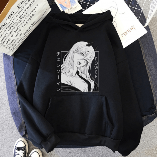 Chainsaw Man Power Kapşonlu Sweatshirt Chainsaw Man Power Kapşonlu Sweatshirt