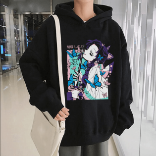 Shinobu Kocho Kapşonlu Sweatshirt Shinobu Kocho Kapşonlu Sweatshirt