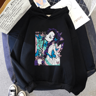 Shinobu Kocho Kapşonlu Sweatshirt Shinobu Kocho Kapşonlu Sweatshirt