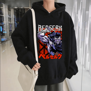 Berserk Red Kapşonlu Sweatshirt Berserk Red Kapşonlu Sweatshirt