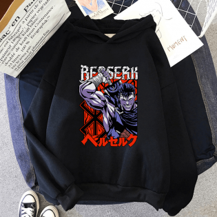 Berserk Red Kapşonlu Sweatshirt Berserk Red Kapşonlu Sweatshirt