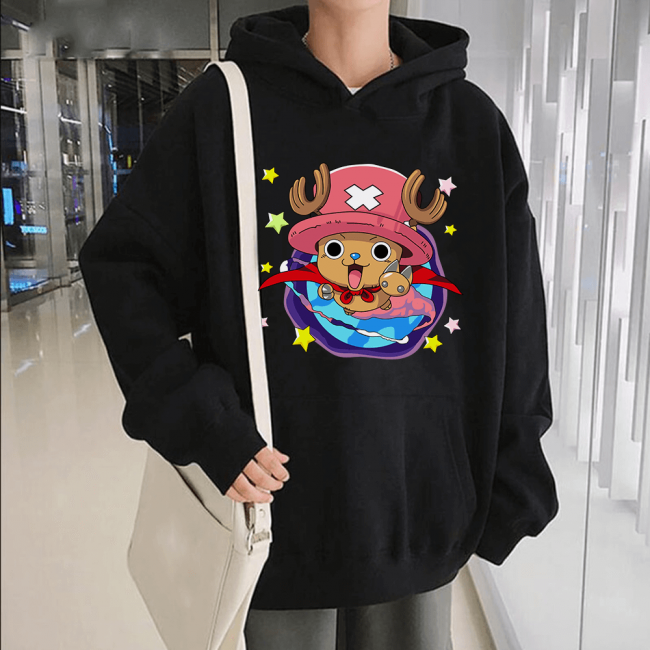 One Piece Chopper kapşonlu Sweatshirt