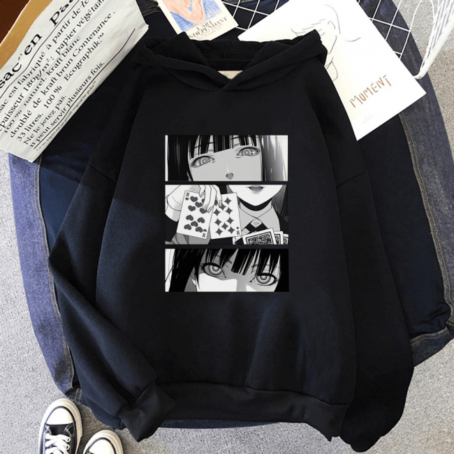 Kakegurui Kapşonlu Sweatshirt