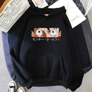 Luffy Eyes Kapşonlu Sweatshirt Luffy Eyes Kapşonlu Sweatshirt