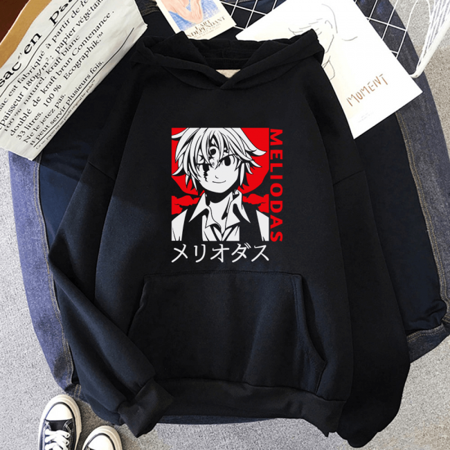 Meliodas Kapşonlu Sweatshirt