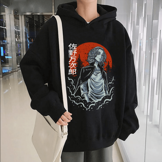 Tokyo Revengers Mikey Kapşonlu Sweatshirt