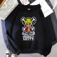 One Piece Monkey D. Luffy Kapşonlu Sweatshirt