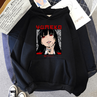 Kakegurui Yumeko Kapşonlu Sweatshirt Kakegurui Yumeko Kapşonlu Sweatshirt