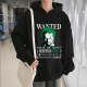 One Piece Zoro Wanted Kapşonlu Sweatshirt