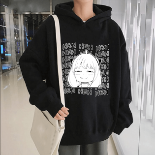 Anya Heh Heh Kapşonlu Sweatshirt Anya Heh Heh Kapşonlu Sweatshirt