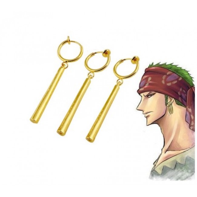 One Piece - Roronoa Zoro Küpe (3'lü Set)